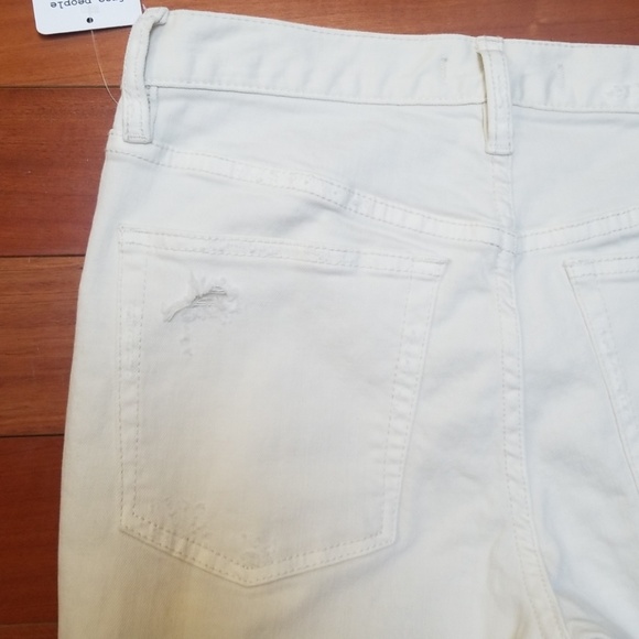 NWT Free People White Worn denim, size 27 - Picture 4 of 8
